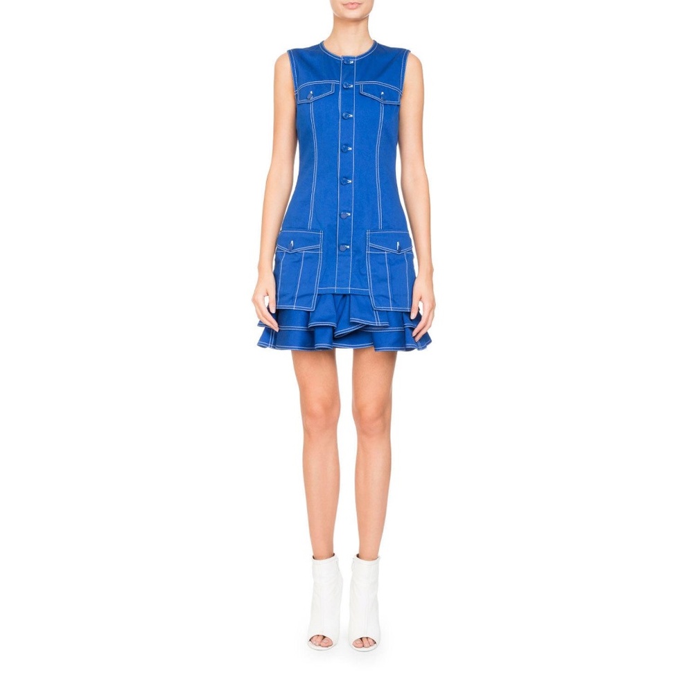 Givenchy Resort 2018 Look 22 Blue Dress - Picture 1 of 7